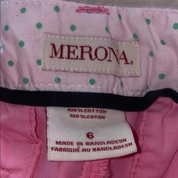 Merona Size 6 cotton Pink  Shorts - Picture 9 of 9